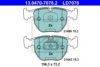 ATE 13.0470-7078.2 Brake Pad Set, disc brake